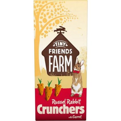 Supreme Tiny FARM Snack Russel Crunchers - králík 120 g