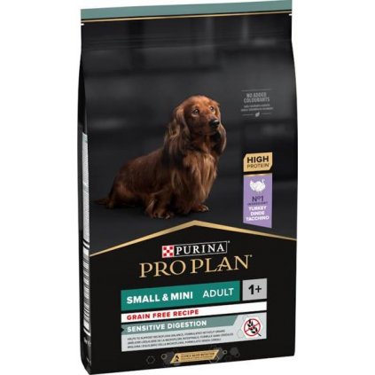 Pro Plan Dog Adult Small&Mini Grain Free Sensitive Digestion krůta 7 kg