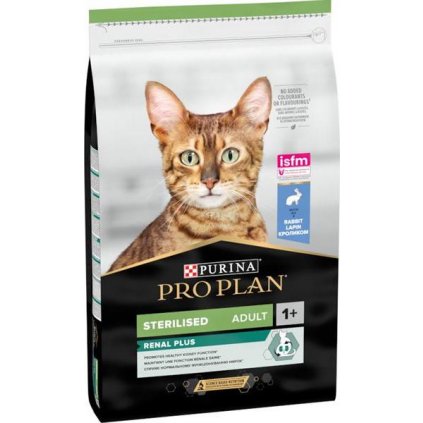 Pro Plan Cat Adult Sterilised Renal Plus králík 10 kg