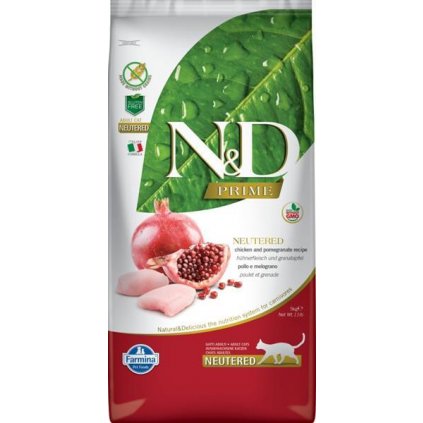 N&D PRIME Cat GF Chicken & Pomegranate Neutered Adult 5 kg