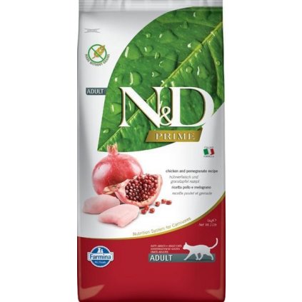 N&D PRIME Cat Grain Free Adult Chicken & Pomegranate 5 kg