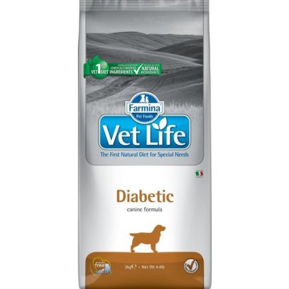 Vet Life Natural Canine Dry Diabetic 2 kg