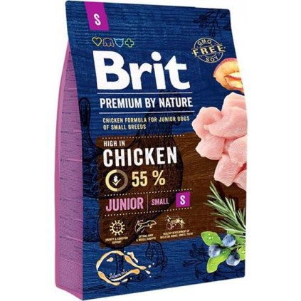 Brit Premium by Nature Dog Junior S 3 kg