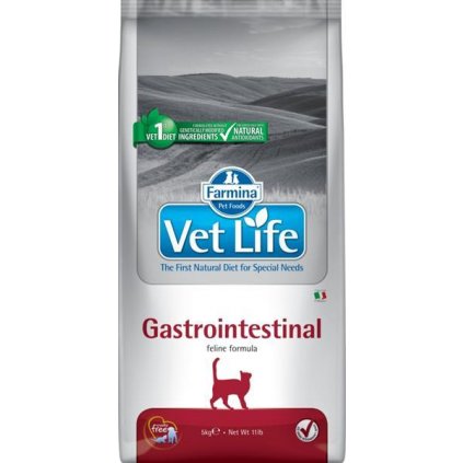 Vet Life Natural Feline Dry Gastro-Intestinal 5 kg