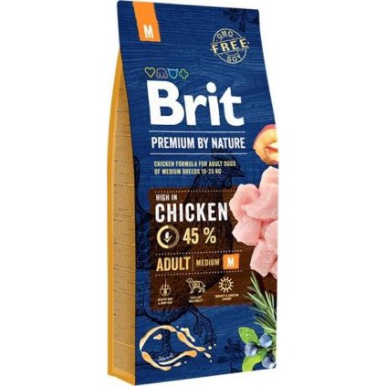 Brit Premium by Nature Dog Adult M 15 kg