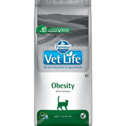 Vet Life Natural Feline Dry Obesity 2 kg