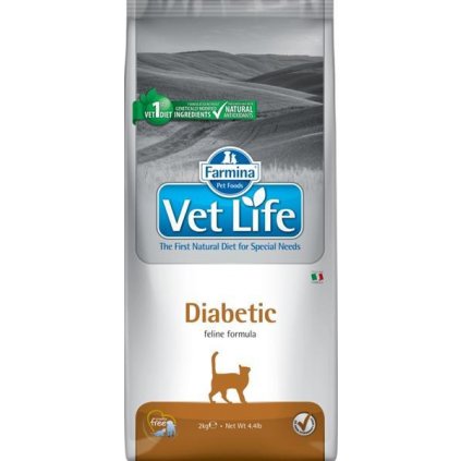 Vet Life Natural Feline Dry Diabetic 2 kg