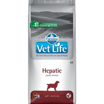 Vet Life Natural Canine Dry Hepatic 2 kg