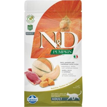 N&D PUMPKIN Cat GF Duck & Cantaloupe Adult 1,5 kg