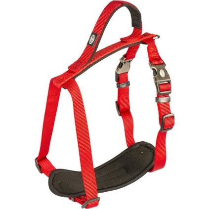Postroj nylon North červený 2,5x80-100cm Duvo+