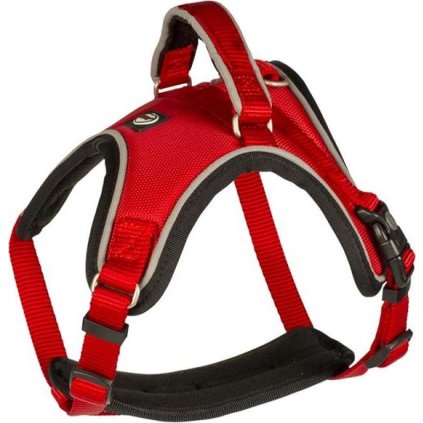 Postroj nylon West červený 1,5x30-40cm Duvo+