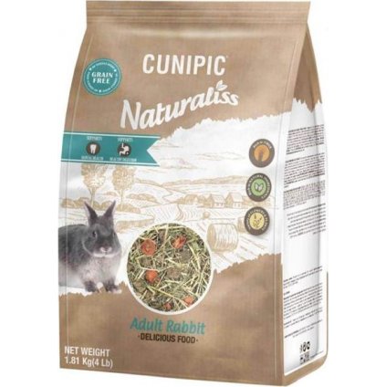 Cunipic Naturaliss Rabbit Adult - dospělý králík 1,81 kg