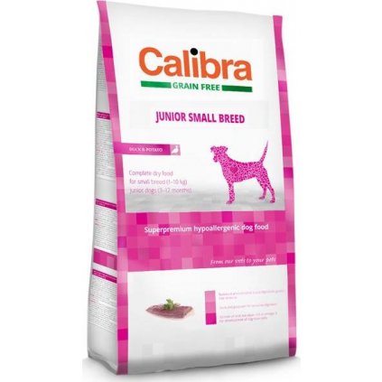 Calibra Dog GF Junior Small Breed Duck 2 kg