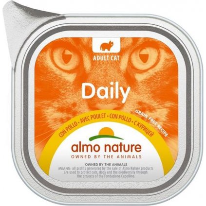 Almo Nature Daily Menu cat van. kuře 100g