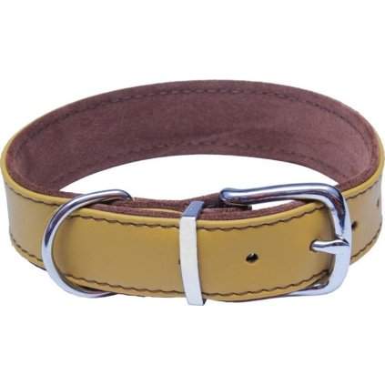 Obojek Jacky 32x32-41 žlut-hnědý B&F