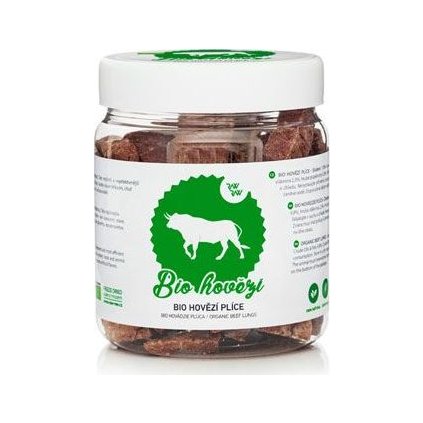 Raw Raw pochoutka mrazem sušené BIO Hovězí plíce 50g