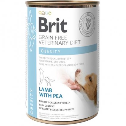 Brit Veterinary Diets Dog konz. Obesity 400g