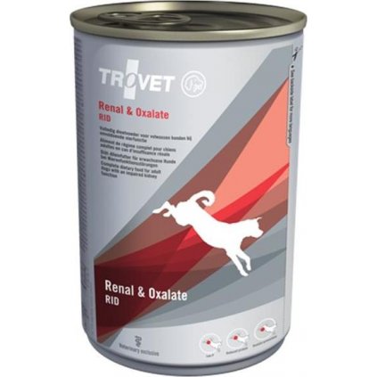 Trovet Canine RID Renal and Oxalate konzerva 400 g