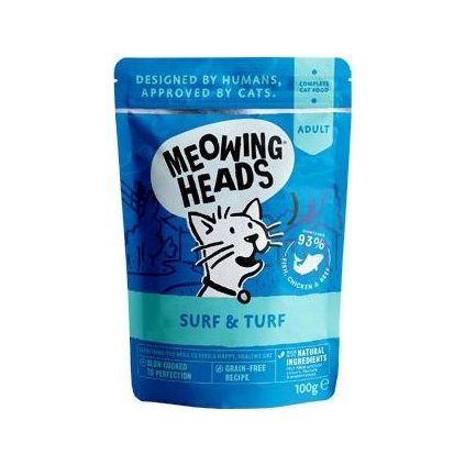 MEOWING HEADS Surf&Turf kapsa 100g