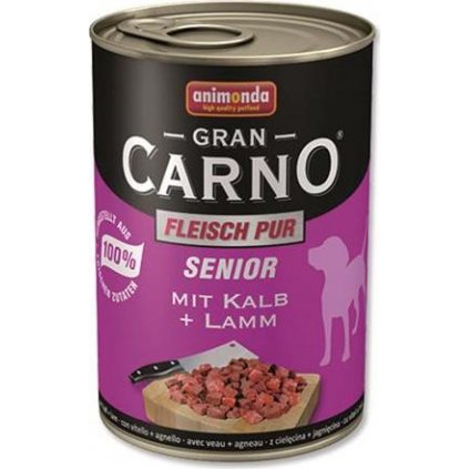 Animonda GranCarno dog konz. Senior- hovězí, jehně 400 g