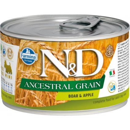 N&D Low Grain Dog konz. Adult Boar & Apple Mini 140 g