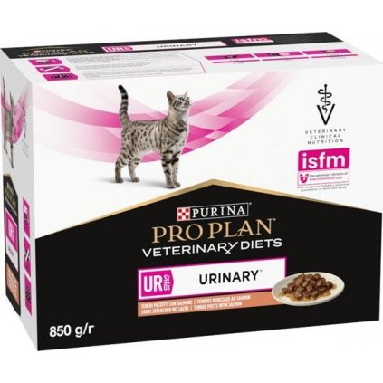 Purina PPVD Feline - UR St/Ox Urinary Salmon kapsička 10x85 g