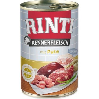 Rinti Dog Kennerfleisch konzerva krůta 400g