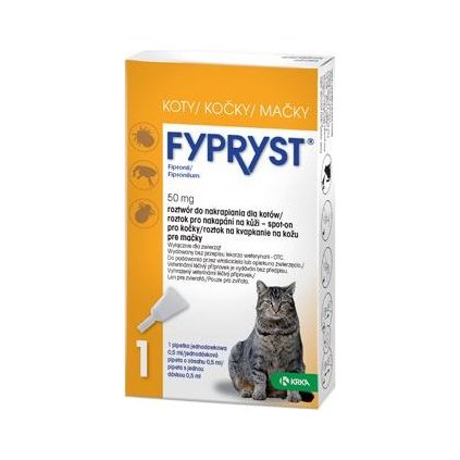 Fypryst spot on a.u.v. (kočka) sol 1x0,5 ml
