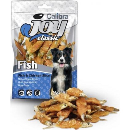 Calibra Dog Joy Classic Fish & Chicken Slice 80g