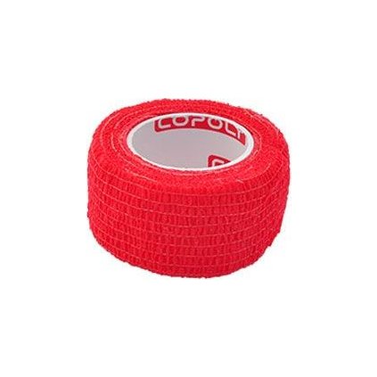 Obinadlo elast. CoPoly 2,5cm x 4,5m červená