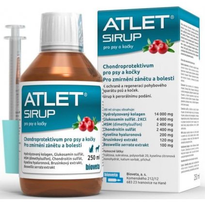 Atlet sirup pro psy a kočky 250 ml