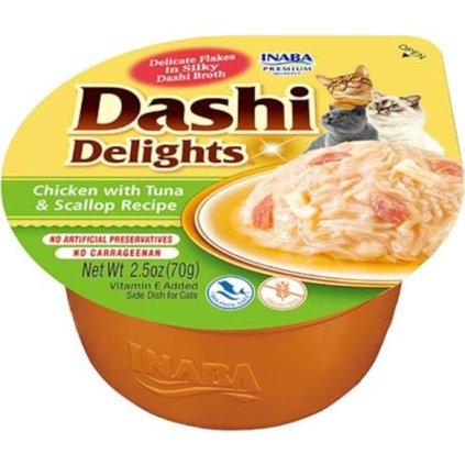 Churu Cat Dashi Delights Chicken with Tuna&Scallop 70g