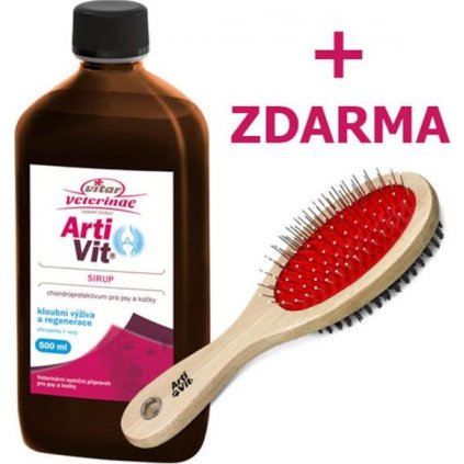 Artivit sir. 500 ml+kartáč pro psy zdarma