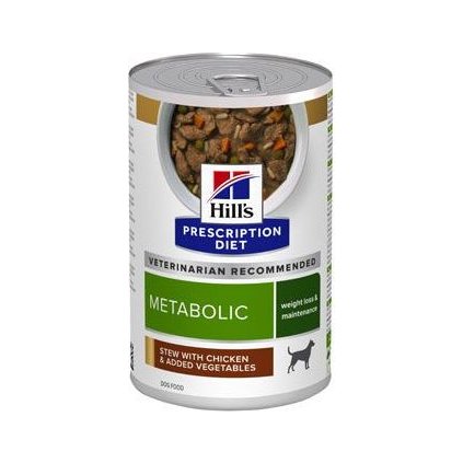 Hill's Can. PD Metabolic Weight Loss Chick&Veg Kon354g