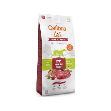 Calibra Dog Life Junior Large Fresh Beef 2,5kg