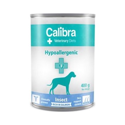 Calibra VD Dog  konz. Hypoallergen. Insect&Salmon 400 g
