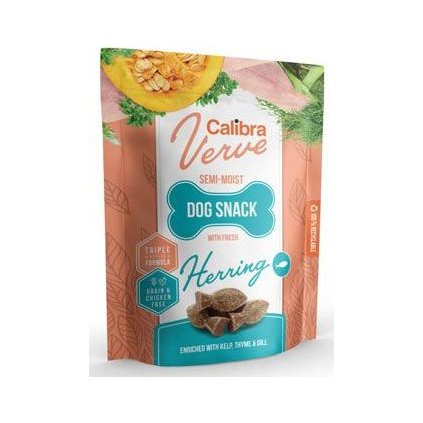 Calibra Dog Verve Semi-Moist Snack Fresh Herring 150g