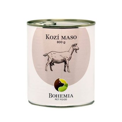 BOHEMIA MASO Kozí ve vlastní šťávě 800g