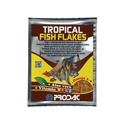 Krmivo pro ryby Prodac Tropical fish Flakes 12g