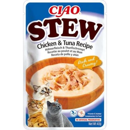 Churu Cat CIAO Stew Chicken&Tuna Recipe 40g