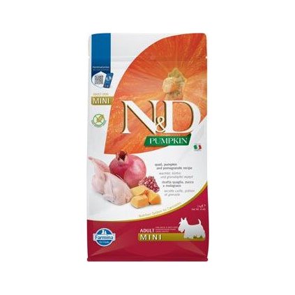 N&D Pumpkin DOG Adult Mini Quail & Pomegranate 2kg