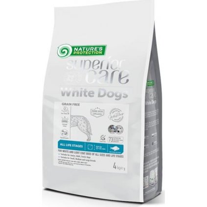 Nature's Protection Superior Care Dog Dry White Dogs Grain Free White Fish 4 kg