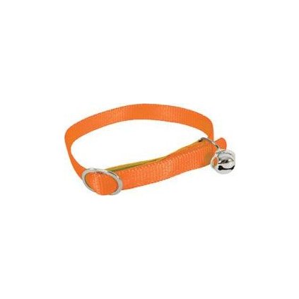 Obojek kočka nylon 10mm/30cm oranžový Zolux