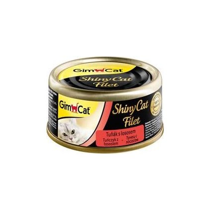 Gimpet kočka konz. ShinyCat filet tuňák s lososem 70g