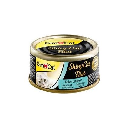 Gimpet kočka konz. ShinyCat filet kuře s tuňákem 70g