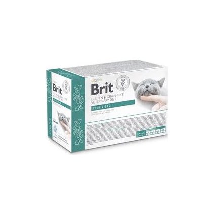 Brit VD Cat Pouch fillets in Gravy Sterilised 12x85g