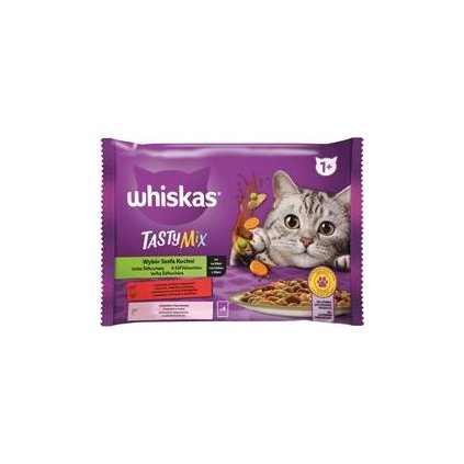 Whiskas kaps. Tasty Mix Chef's Choice ve šťávě 4x85g