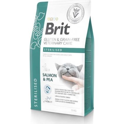 Brit Veterinary Care Cat Sterilised  5 kg