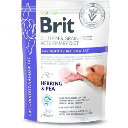 Brit Veterinary Diets Dog Gastrointestina-Low fat 400 g