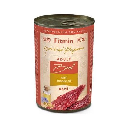 Fitmin dog Purity tin konz.Beef with lindseed oil 400g